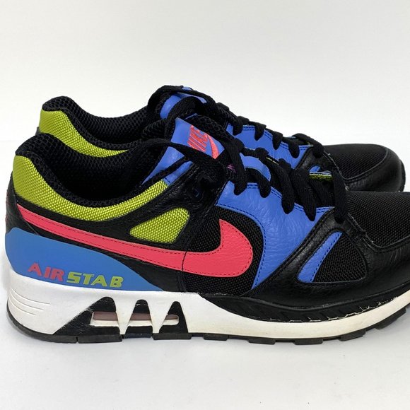 Nike Air Stab 316402-081 Flamingo Bright Cactus Size 10
